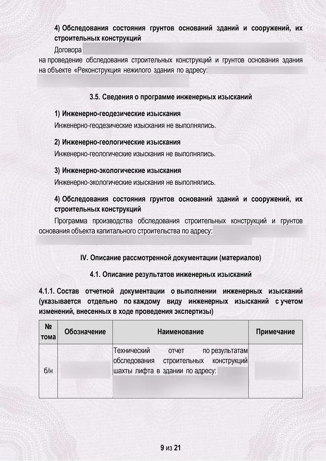 Экспертиза проекта реконструкции складского комплекса в Москве